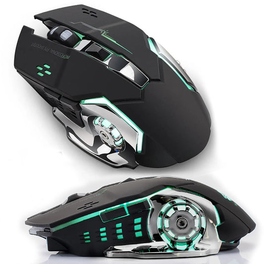 Бездротова мишка з RGB підсвічуванням BT T2 / Миша для пк / Мишка з підсвічуванням / Комп'ютерна мишка