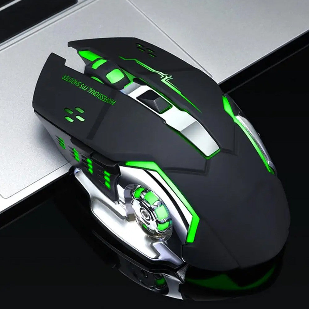 Бездротова мишка з RGB підсвічуванням BT T2 / Миша для пк / Мишка з підсвічуванням / Комп'ютерна мишка