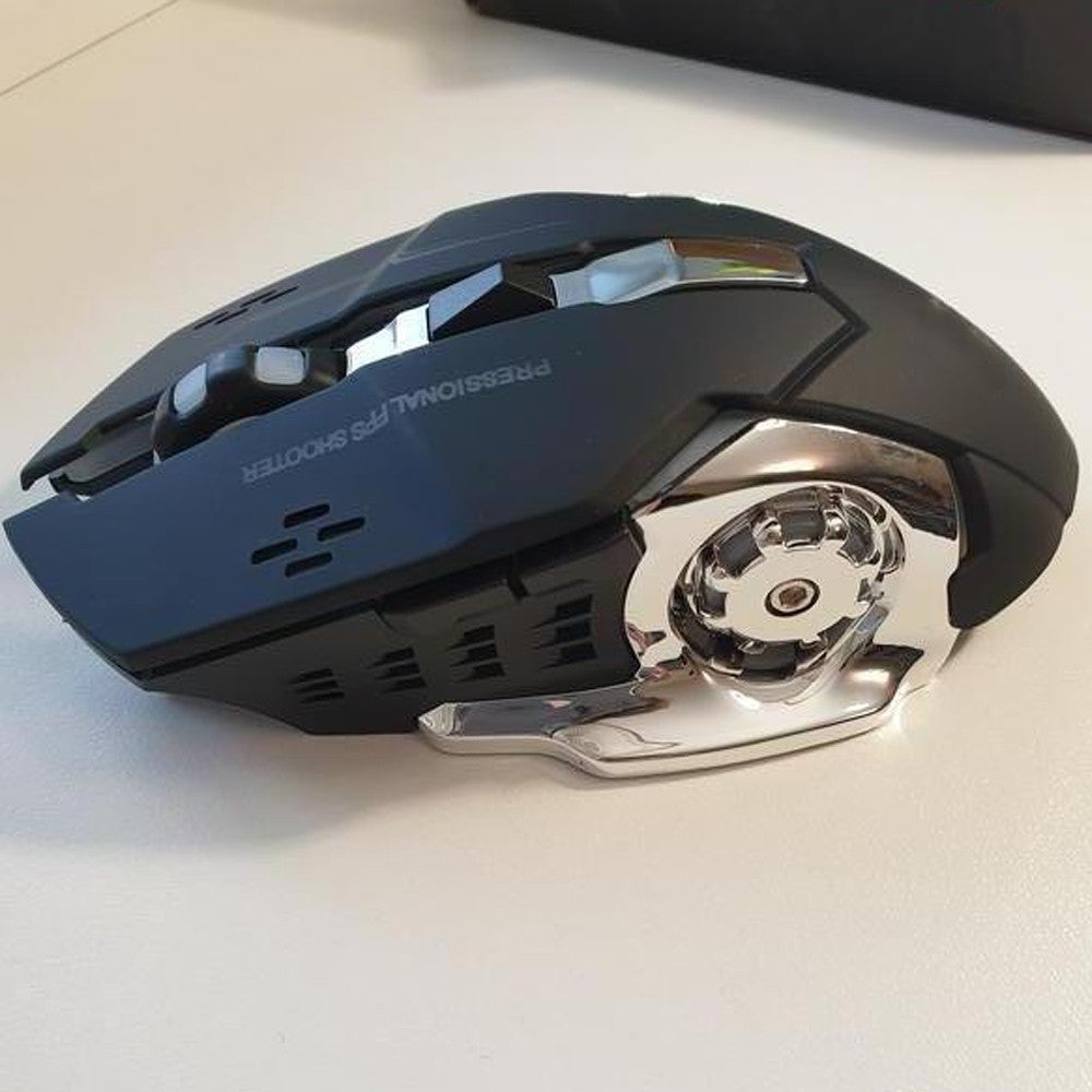 Бездротова мишка з RGB підсвічуванням BT T2 / Миша для пк / Мишка з підсвічуванням / Комп'ютерна мишка