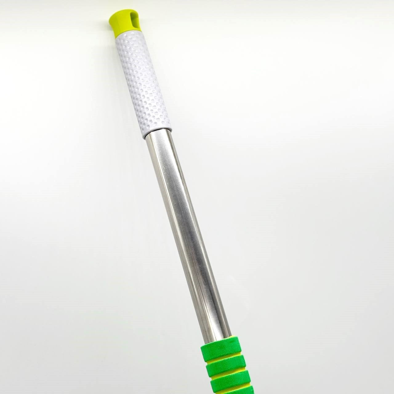 Швабра із затискачами та 2 насадками, Зелений / Швабра для підлоги / Швабра для миття підлоги / Телескопічна швабра