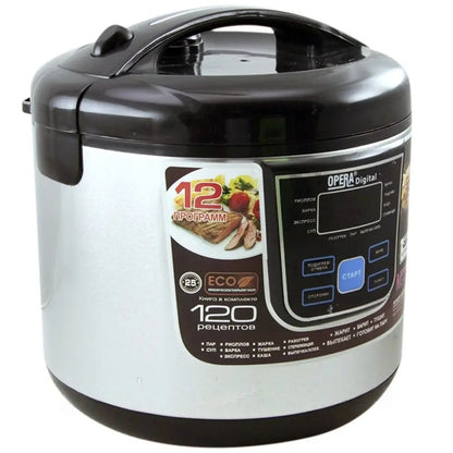 Мультиварка 6л, 1500W, 12 програм, Opera OD-166 / Антипригарна мультиварка / Мультиварка з пароваркою