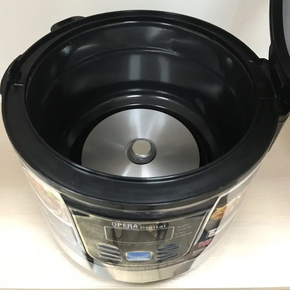 Мультиварка 6л, 1500W, 12 програм, Opera OD-166 / Антипригарна мультиварка / Мультиварка з пароваркою