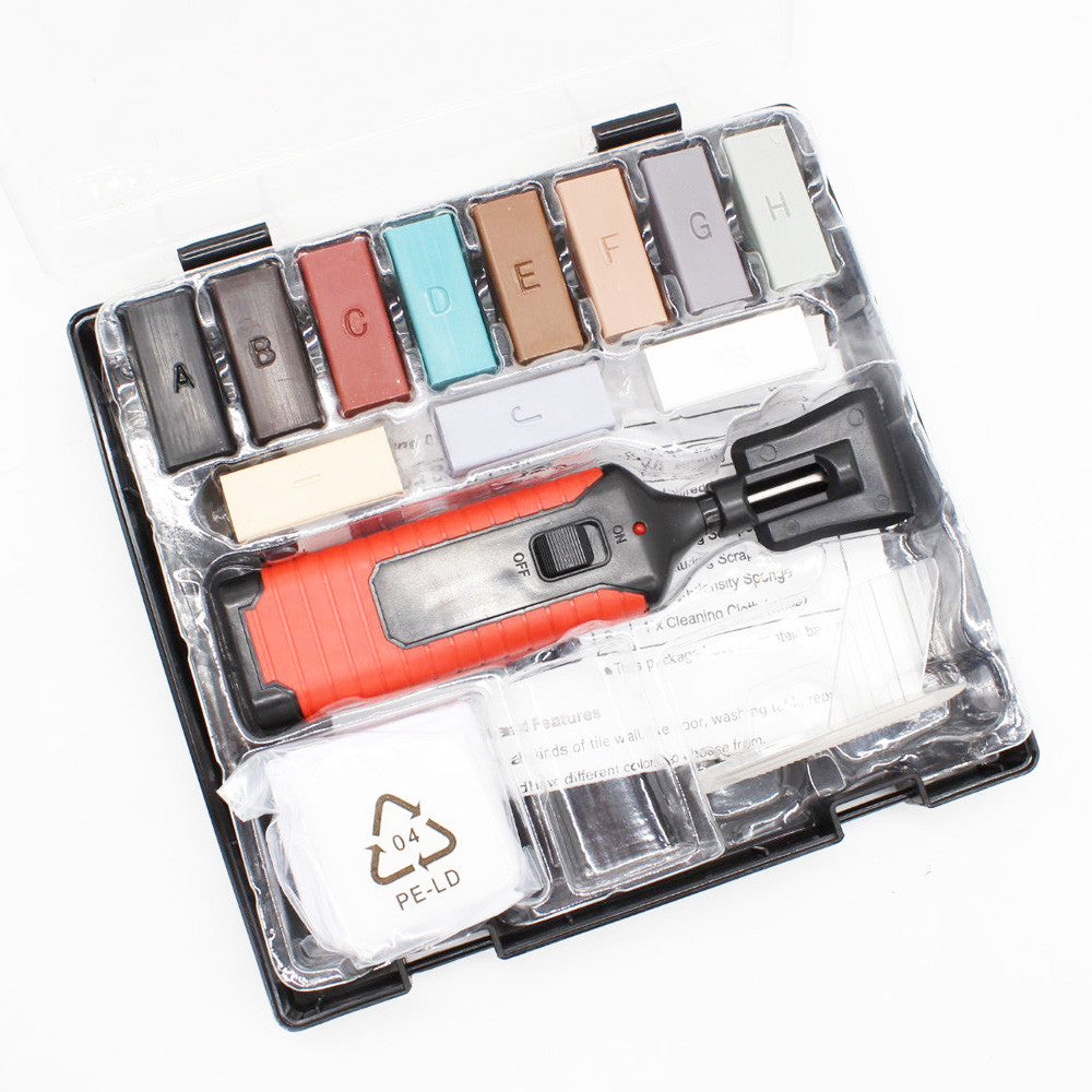 Ремонтний набір для плитки, в кейсі / Реставраційний набір для відновлення керамічної плитки