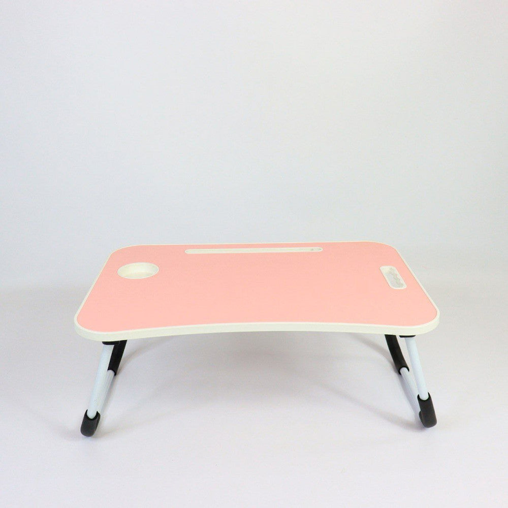 Складаний столик для ноутбука та планшета 60х40х27 см, Рожевий / Портативний столик в ліжко для планшета