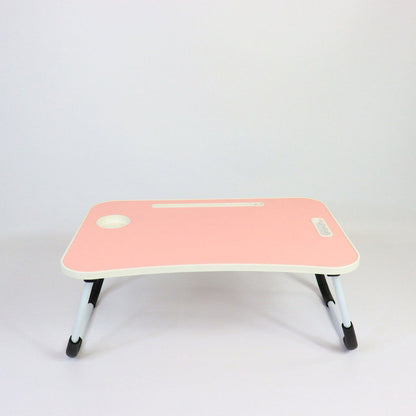 Складаний столик для ноутбука та планшета 60х40х27 см, Рожевий / Портативний столик в ліжко для планшета