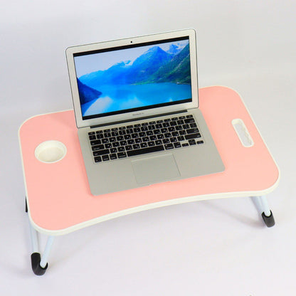 Складаний столик для ноутбука та планшета 60х40х27 см, Рожевий / Портативний столик в ліжко для планшета