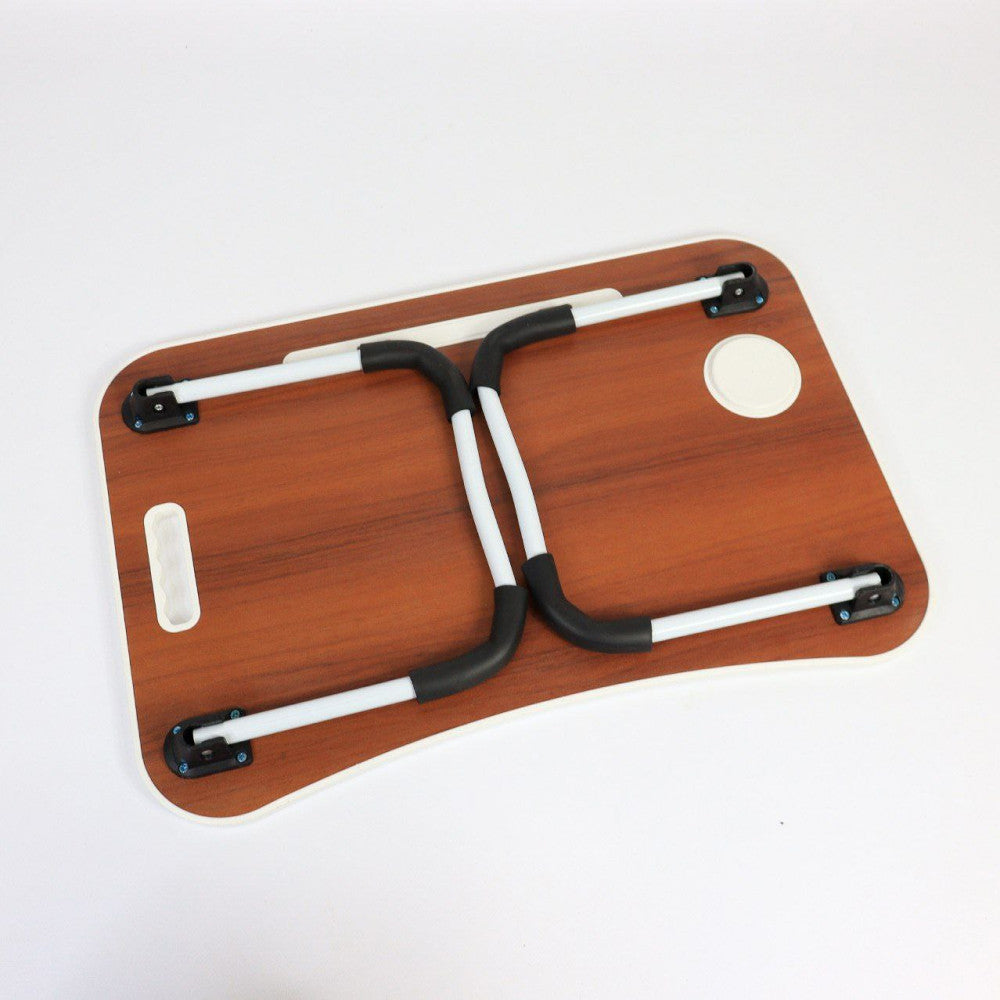 Складаний столик для ноутбука та планшета 60х40х27 см, Рожевий / Портативний столик в ліжко для планшета