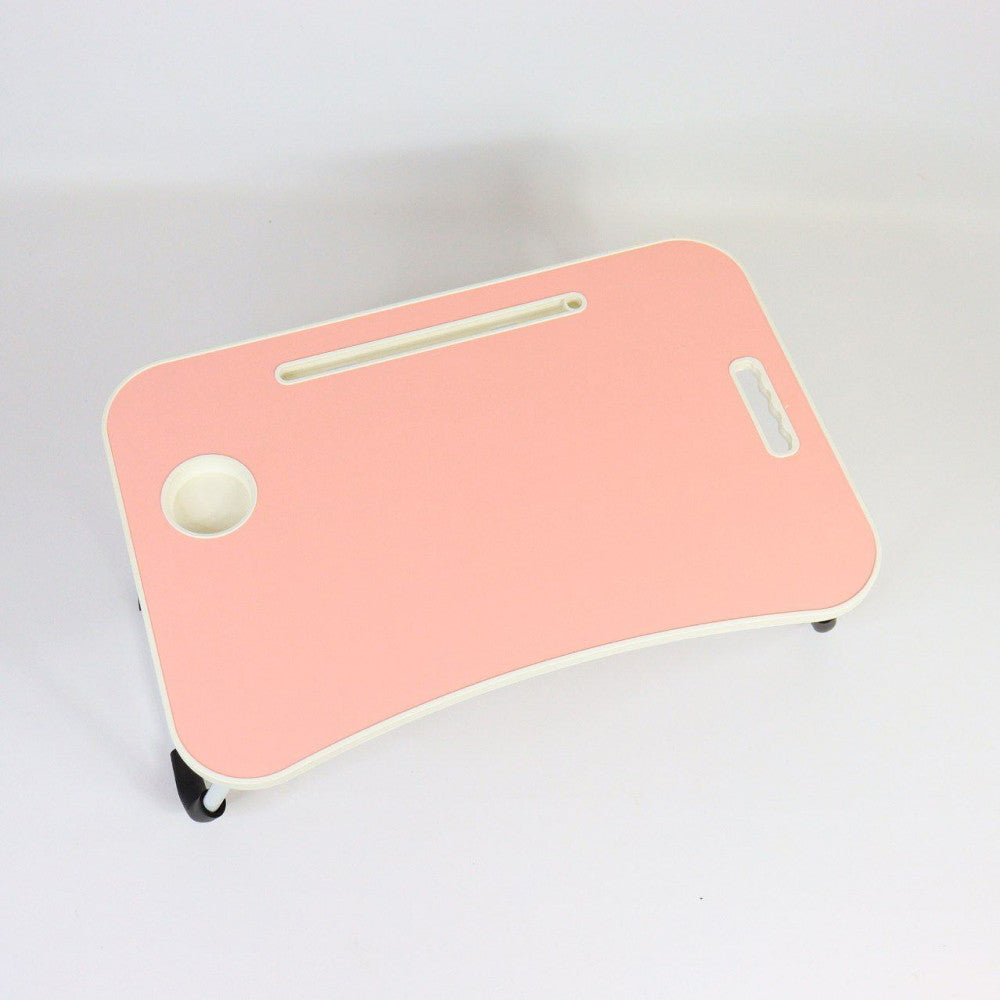 Складаний столик для ноутбука та планшета 60х40х27 см, Рожевий / Портативний столик в ліжко для планшета