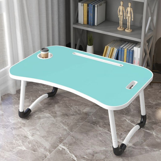 Складаний столик для ноутбука та планшета 60х40х27 см, Блакитний / Портативний столик в ліжко для планшета