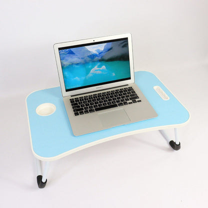 Складаний столик для ноутбука та планшета 60х40х27 см, Блакитний / Портативний столик в ліжко для планшета