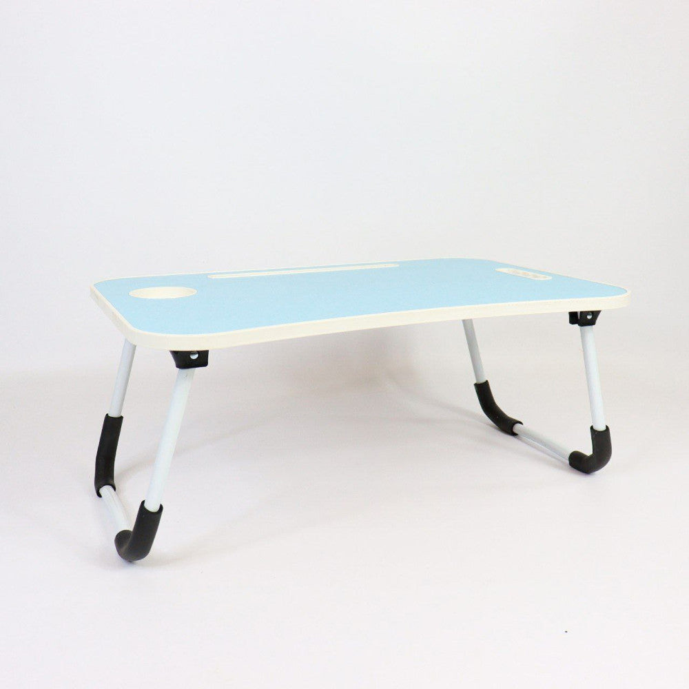 Складаний столик для ноутбука та планшета 60х40х27 см, Блакитний / Портативний столик в ліжко для планшета