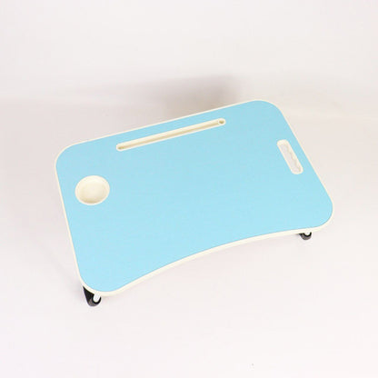 Складаний столик для ноутбука та планшета 60х40х27 см, Блакитний / Портативний столик в ліжко для планшета