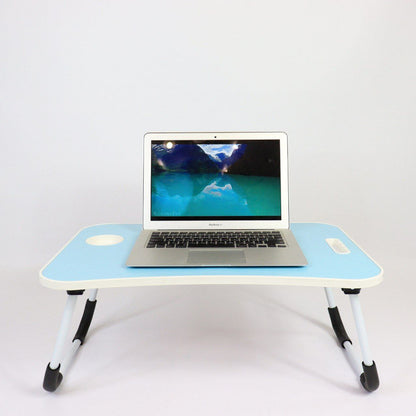 Складаний столик для ноутбука та планшета 60х40х27 см, Блакитний / Портативний столик в ліжко для планшета