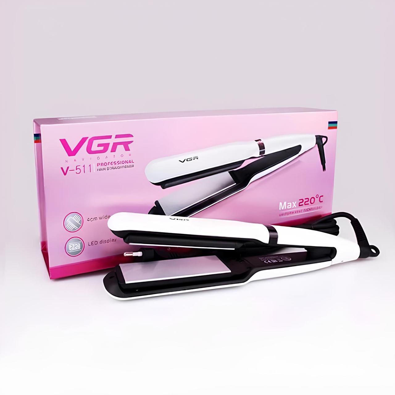 Випрямляч для волосся з турмаліновим покриттям, VGR V-511 / Утюжок для волосся / Плойка-вирівнювач