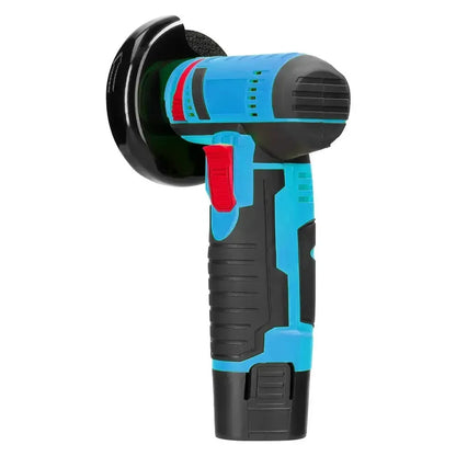 Акумуляторна болгарка + 2 диски, 1 акумулятор 12V / Електроболгарка для дому / Міні болгарка / УШМ