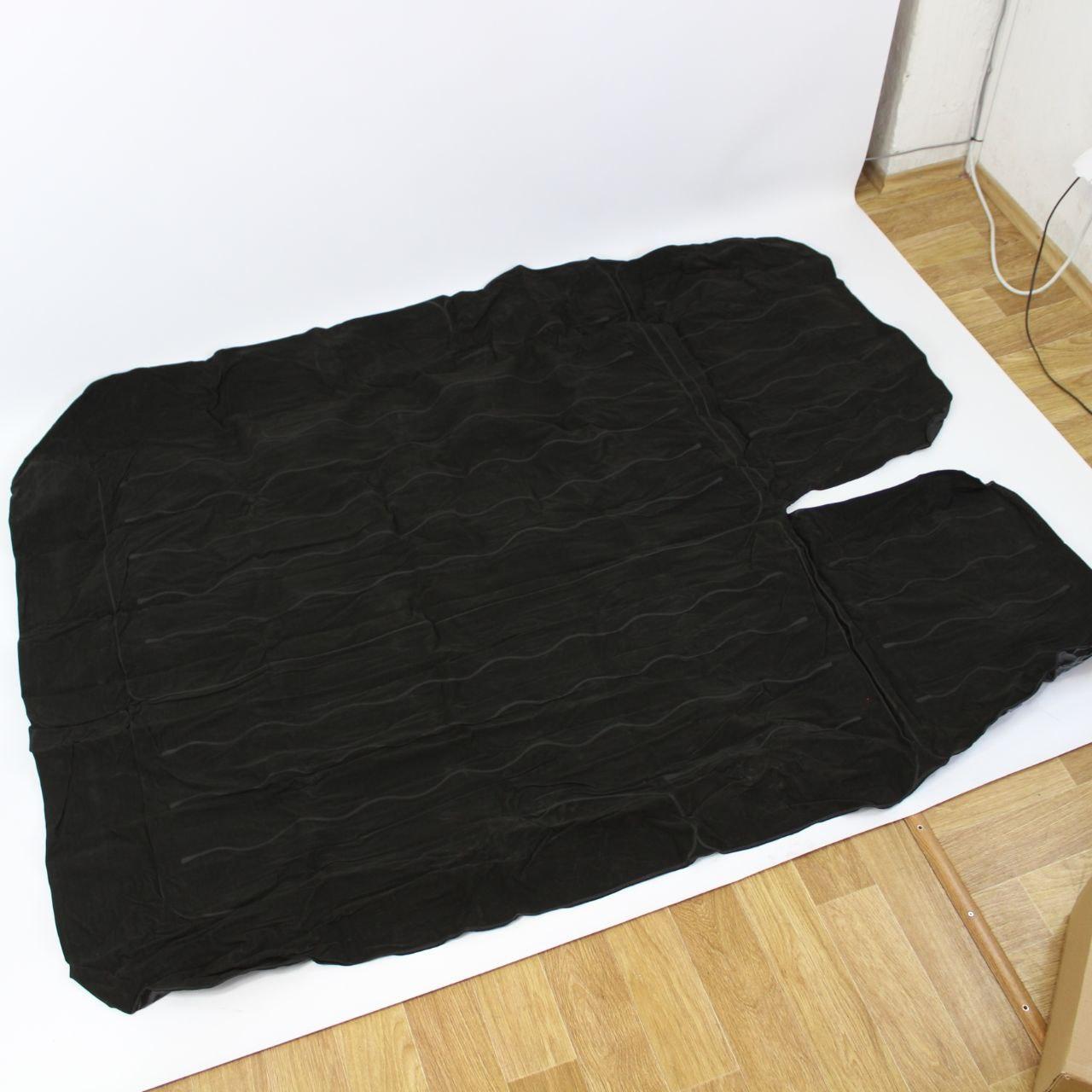 Автомобільний надувний матрац 180х130см з подушками та насосом, Чорний / Надувний матрац в машину