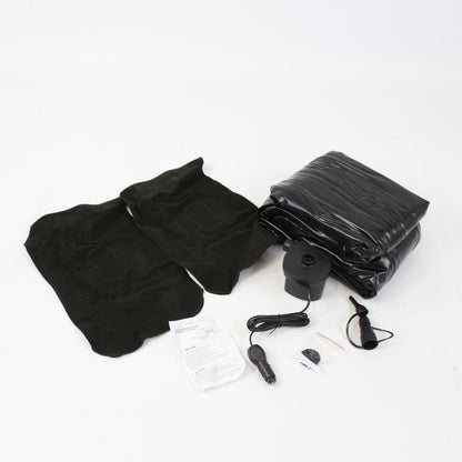 Автомобільний надувний матрац 180х130см з подушками та насосом, Чорний / Надувний матрац в машину