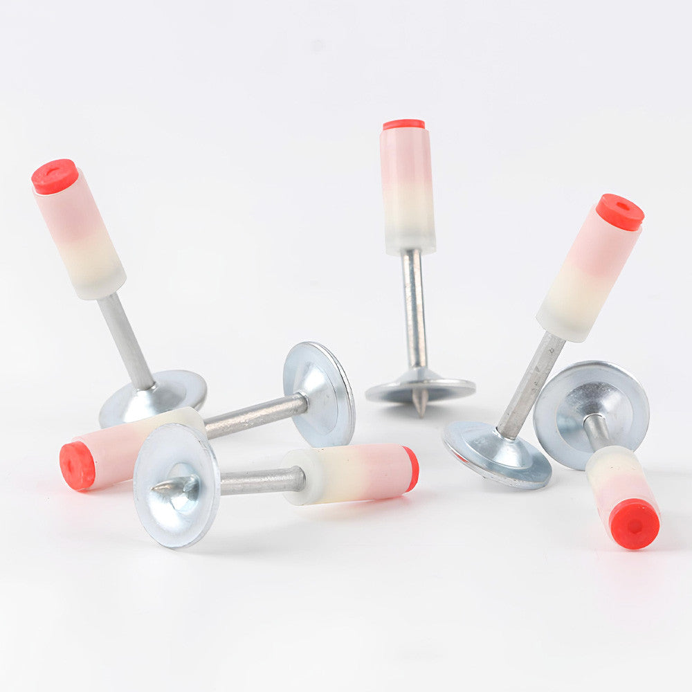 100шт Монтажні цвяхи піроксилінові 7,3x27мм, шайба 16мм / Цвяхи для ручного цвяхозабивного пістолета