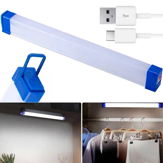 Акумуляторна лампа на магнітах (80Вт, 72см) T550 / Переносний ліхтар / Портативна лампа для кемпінгу