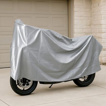 Захисна накидка на мотоцикл (230х130см) / Моточохол / Водонепроникний чохол-тент для мотоцикла