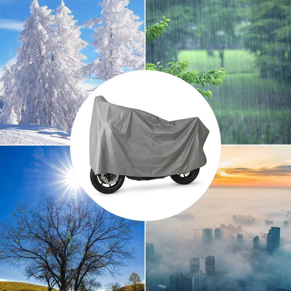 Захисна накидка на мотоцикл (230х130см) / Моточохол / Водонепроникний чохол-тент для мотоцикла
