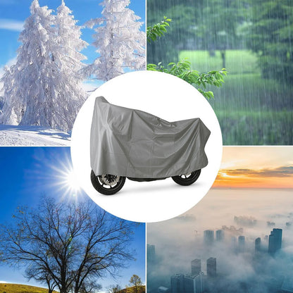 Захисна накидка на мотоцикл (230х130см) / Моточохол / Водонепроникний чохол-тент для мотоцикла