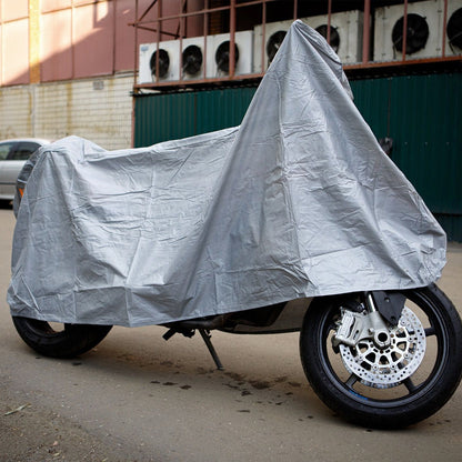 Захисна накидка на мотоцикл (230х130см) / Моточохол / Водонепроникний чохол-тент для мотоцикла