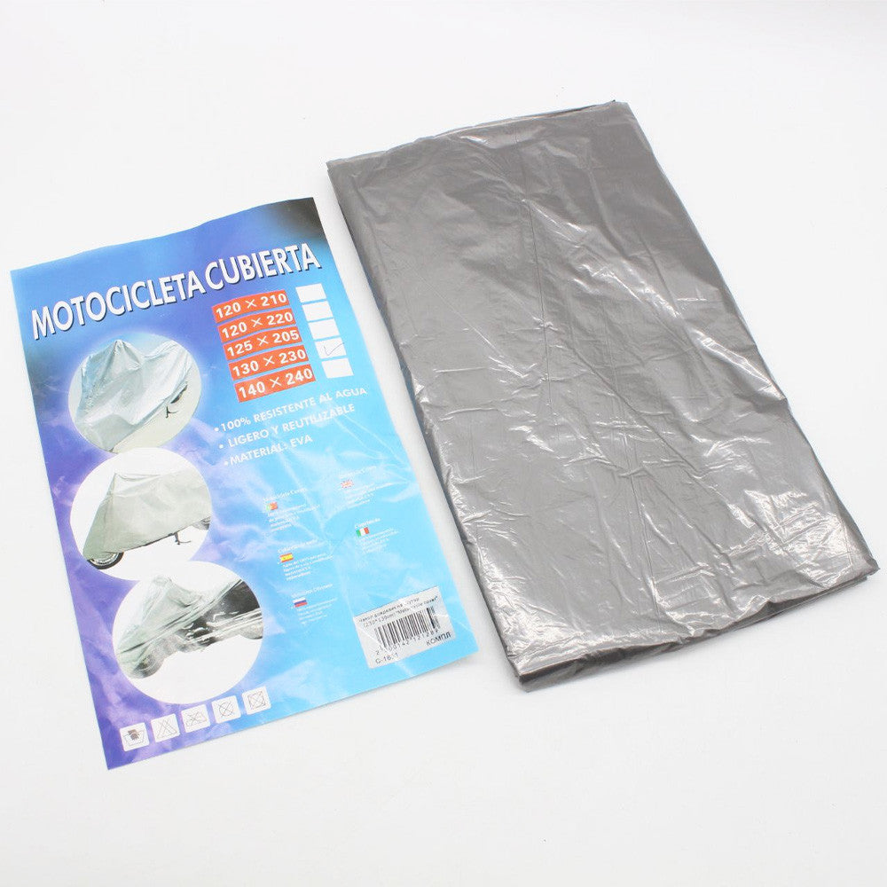 Захисна накидка на мотоцикл (230х130см) / Моточохол / Водонепроникний чохол-тент для мотоцикла