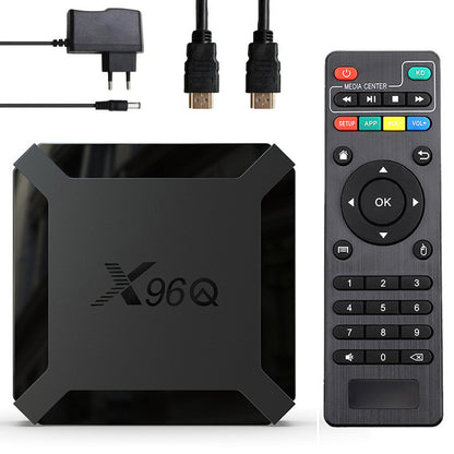 Смарт ТВ приставка 2/16GB + пульт, Android 10, X96Q / Андроїд приставка для телевізора / Медіаплеєр