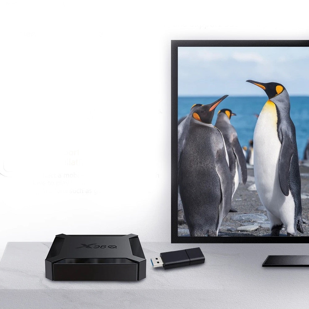 Смарт ТВ приставка 2/16GB + пульт, Android 10, X96Q / Андроїд приставка для телевізора / Медіаплеєр