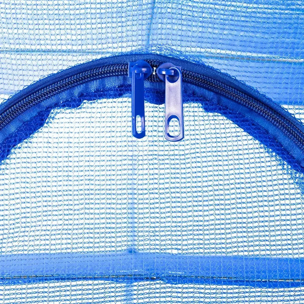 Складна сушарка для риби, грибів та овочів (100х50х50см), 5 ярусів / Підвісна сітка для сушки фруктів