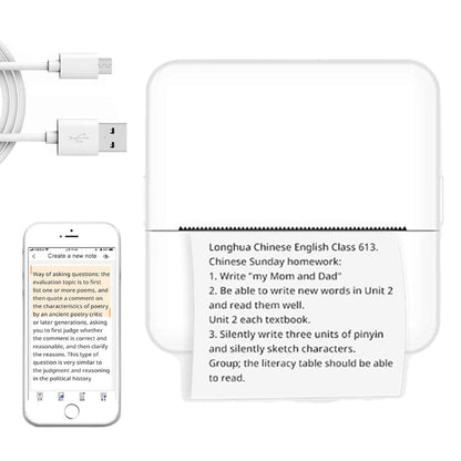 Портативний термопринтер із Bluetooth / Принтер для телефону / Міні принтер / Маленький принтер