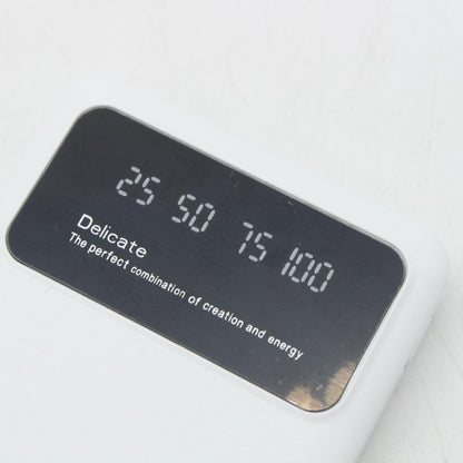 Повербанк на 20000 мАг з ліхтариком, 2хUSB, P-20, Білий / Power Bank / Павер банк зі швидкою зарядкою