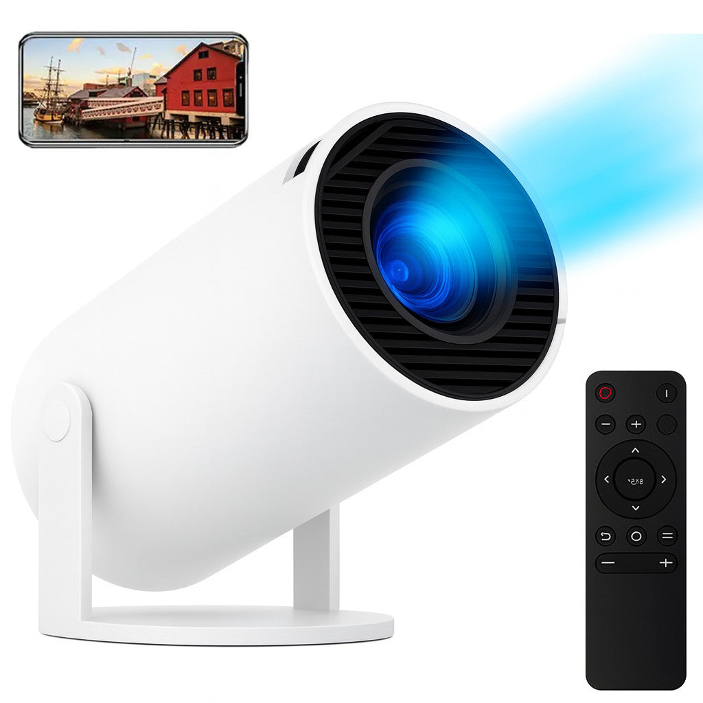 Смарт проектор 4К, з WiFi та Bluetooth (Android 11) + Пульт, HY 300 / Міні проектор для дому