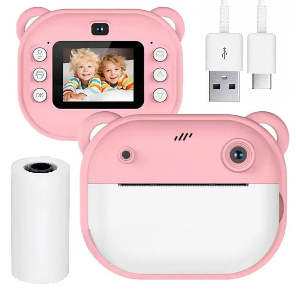 Дитяча камера миттєвого друку + 1 термопапір / Дитяча цифрова фотокамера / Дитячий цифровий фотоапарат