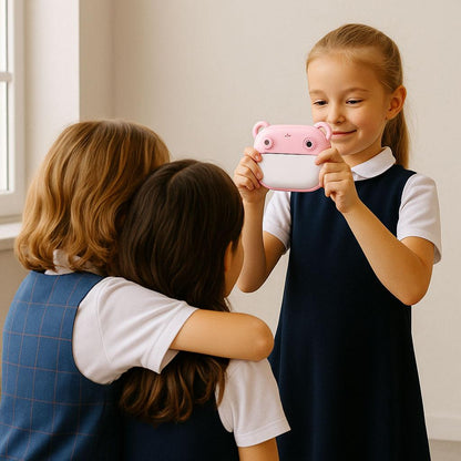 Дитяча камера миттєвого друку + 1 термопапір / Дитяча цифрова фотокамера / Дитячий цифровий фотоапарат