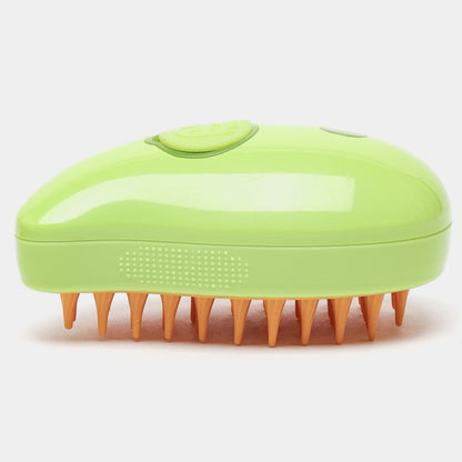 Гребінець для вичісування шерсті тварин з парою AD-2220, Зелена / Щітка від шерсті / Щітка для котів