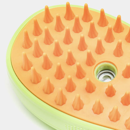 Гребінець для вичісування шерсті тварин з парою AD-2220, Зелена / Щітка від шерсті / Щітка для котів