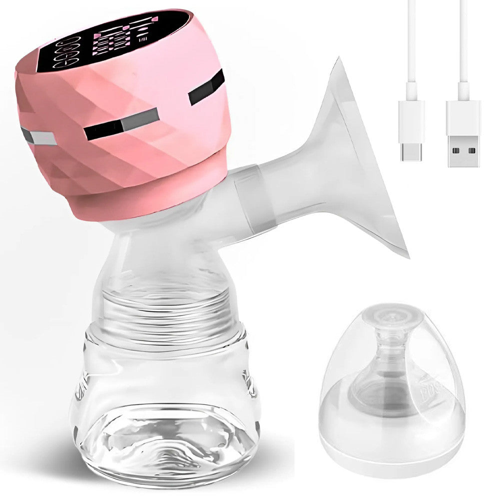 Електричний молоковідсмоктувач 180мл, LED-дисплей, USB / Бездротовий молоковідсмоктувач для грудей