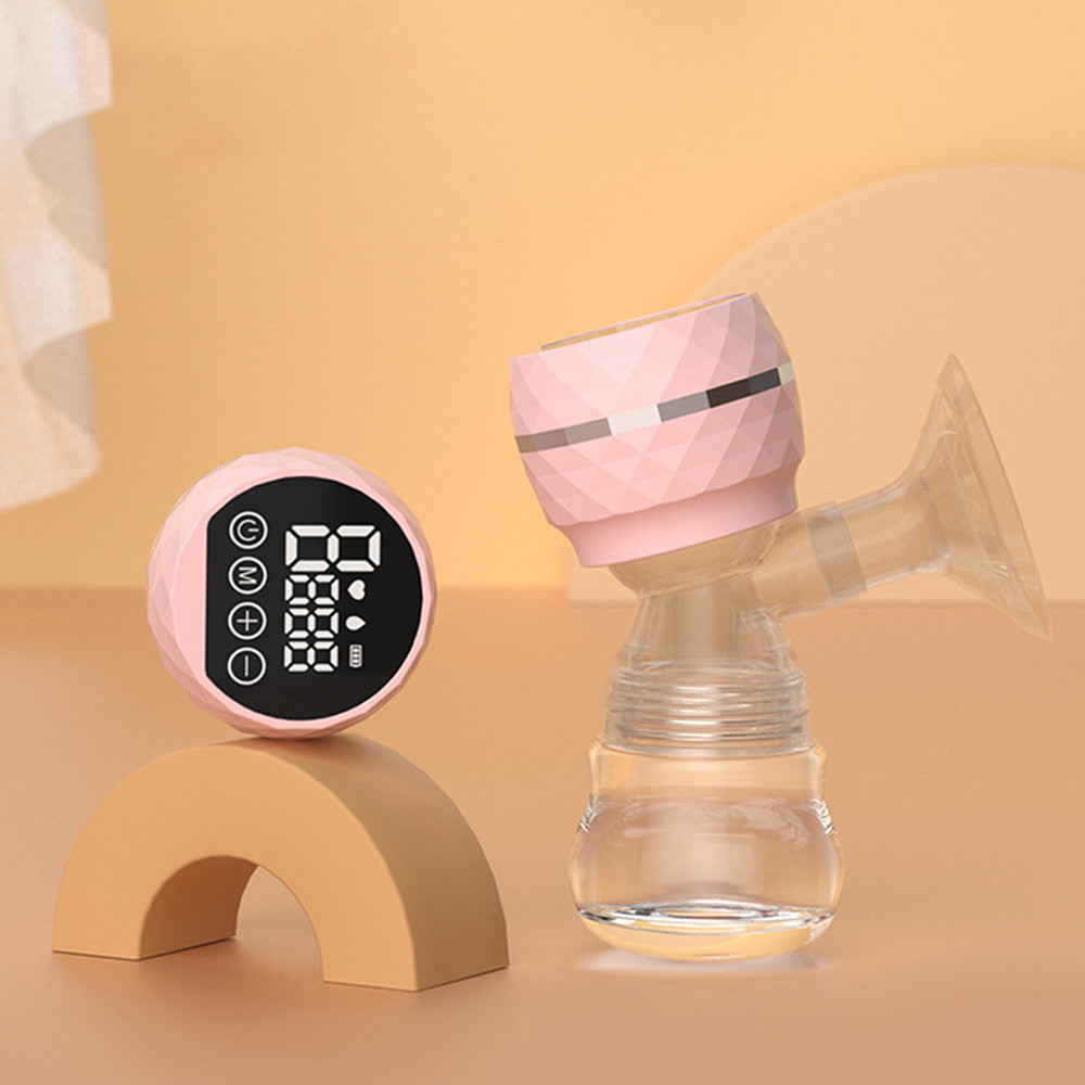 Електричний молоковідсмоктувач 180мл, LED-дисплей, USB / Бездротовий молоковідсмоктувач для грудей
