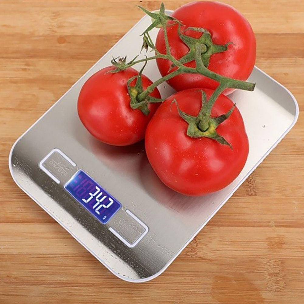Кухонні ваги з платформою до 5 кг / Сенсорні ваги з підсвічуванням
