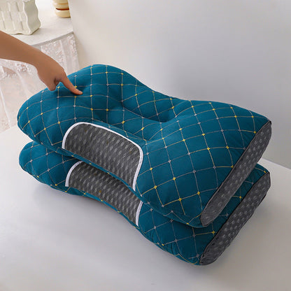 Ортопедична подушка для сну 74х48см, Бірюзова / Анатомічна подушка з ефектом пам'яті