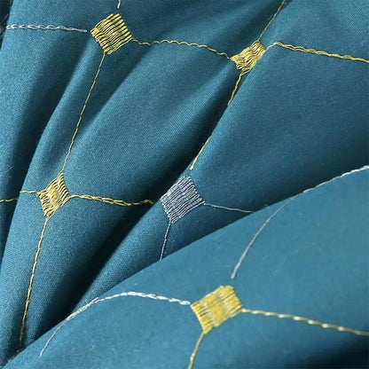 Ортопедична подушка для сну 74х48см, Бірюзова / Анатомічна подушка з ефектом пам'яті