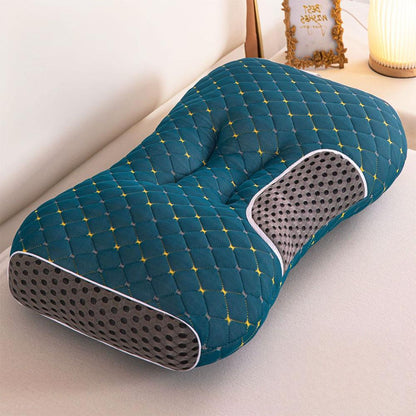 Ортопедична подушка для сну 74х48см, Бірюзова / Анатомічна подушка з ефектом пам'яті