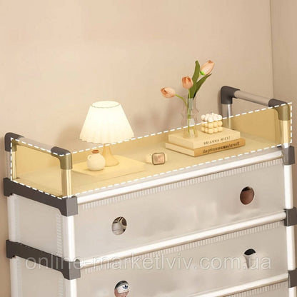 Полиця для взуття на 6 ярусів, 140х62х28см / Взуттєва полиця / Підлогова шафа для взуття