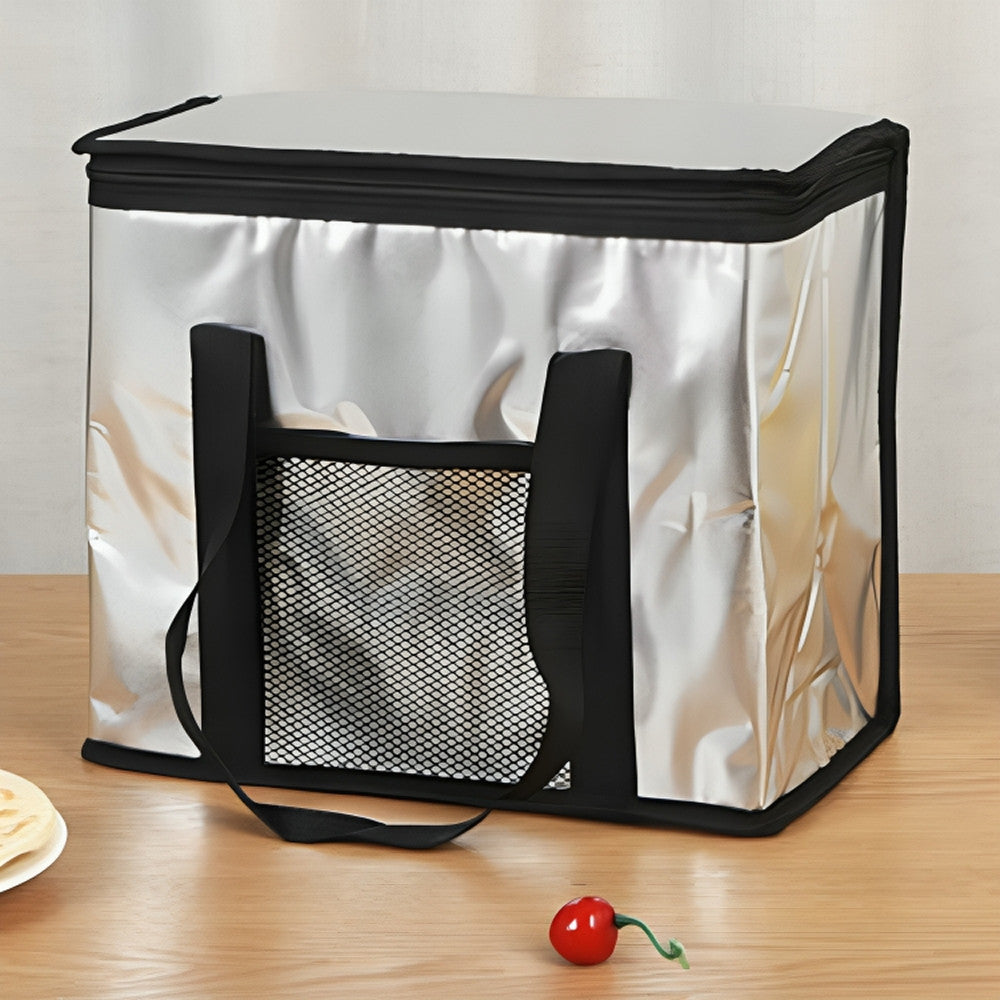 Термосумка складна для продуктів та напоїв, 25л / Сумка-холодильник / Терморюкзак з ручками