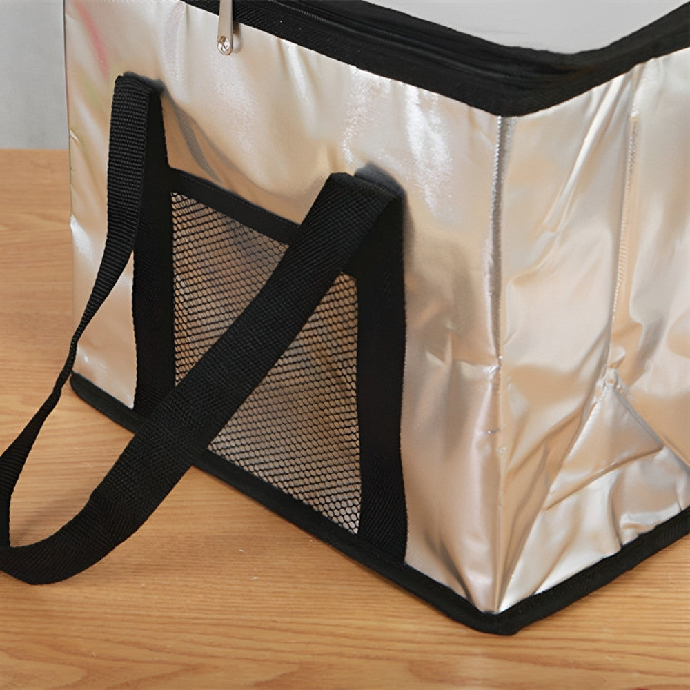 Термосумка складна для продуктів та напоїв, 25л / Сумка-холодильник / Терморюкзак з ручками