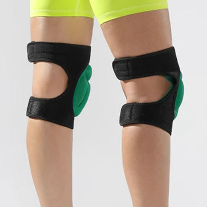 Наколінники для спорту на липучці 2шт, Зелені / Наколінники захисні для волейболу / Наколінники спортивні