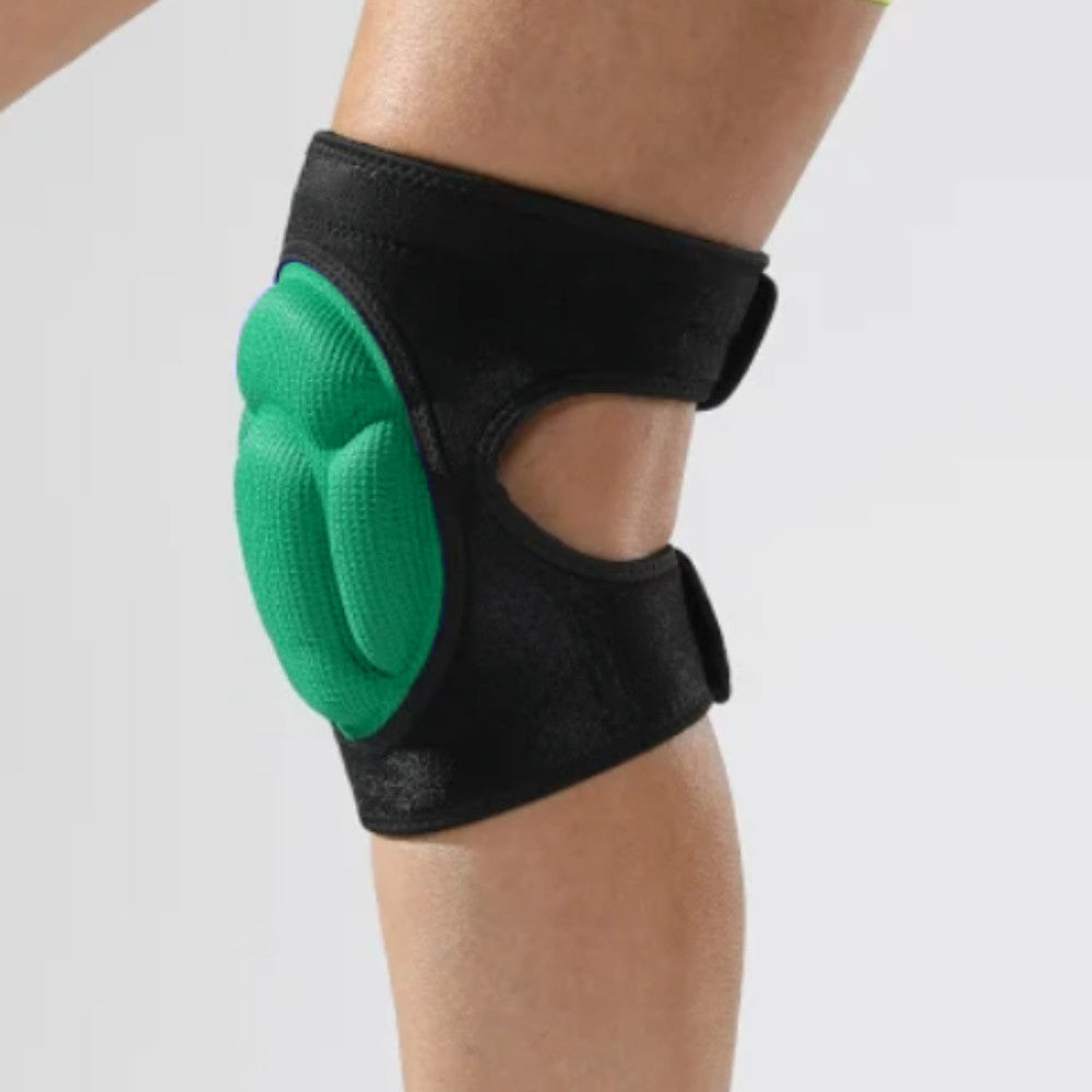 Наколінники для спорту на липучці 2шт, Зелені / Наколінники захисні для волейболу / Наколінники спортивні