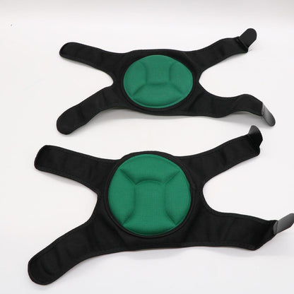 Наколінники для спорту на липучці 2шт, Зелені / Наколінники захисні для волейболу / Наколінники спортивні